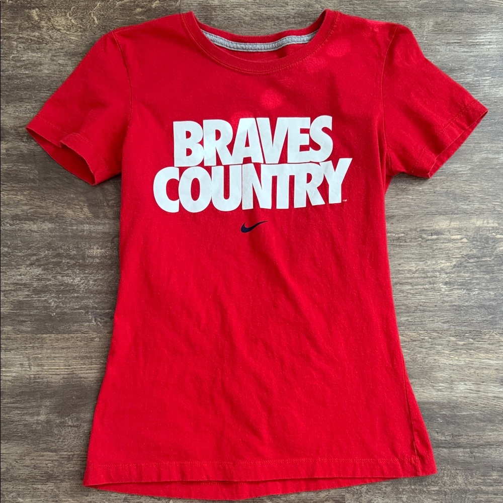 Nike Atlanta Braves Short Sleeve Shirt